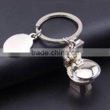 Top Quanlity Accessory Keyring Golden NEW Keyfob Funny 3D Toilet Keychain thumbnail-4
