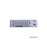 Sell 65-Key Metal PC Keyboard With Trackball for Internet Kiosk Access thumbnail-1