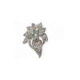 Hot Sell Brass Fabric Bridal Crystal Rhinestone Crystal Bridal Jewelry Brooches B8804062