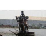 Outdoor Bronze Children Angel Sculptures For Garden Decoration thumbnail-3