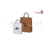 Kraft Home Textile Printed Paper Carrier Bags , Paper Shopping Bags