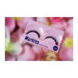 Handmade Glitter False Eyelashes For Woman , Fun False Eyelashes