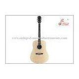 Spruce Plywood Sapele Wood Guitar , 41 Inch Acoustic Guitar ISO9001 / CQM / TUV