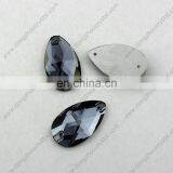 DZ-3065 AB Effect Color Flat Back Drop Crystal Sew on Stones for Clothes thumbnail-5