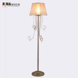 Contemporary China Supplier Fabric Lampshade Classic Antique Bronze Luxury Floor Lamp thumbnail-1