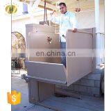 7LSJW Shandong SevenLift 1m Hydraulic Outdoor Home Stairlift Curved Wheelchair Lift Platform Tables in House Elevator thumbnail-3