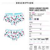 Colorful Printed Cotton Short Boxer Briefs OEM / ODM thumbnail-5