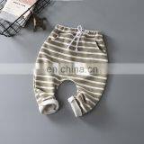 2020 INS Popular Loose Pants Kids Terry Cotton Wide Leg Pant On Sale thumbnail-4