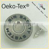 Metal Brass Plastic Insert JEANS BUTTON Custom Denim Jeans Shank Button for Jeans