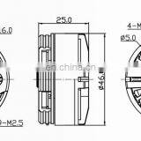 E4108 22.2v Mini DSLR Camera 6 Cloud Platform Monitor Brushless dc Motor for Cloud Platform and Camera thumbnail-2