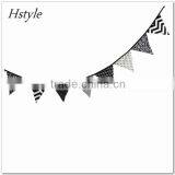 10FT 12 Flag Fabric Handmade Bunting Pink Colour Girl Party Decoration PL511 thumbnail-6