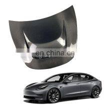 Accessories Parts Real Carbon Fiber Hood For Tesla Model 3 thumbnail-1
