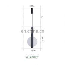 Nordic Metal Chandelier Simple Leaf Shape LED Pendant Light Round Hanging Lightings thumbnail-2