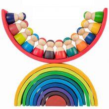 Wooden Van Peg Doll Van Peg Doll Bus Wooden Toy Car thumbnail-5