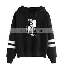 Wholesale Umbrella College Fashion Bagless Horizontal Bar Hoodie Men's Women's Leisure Sports Jogging Clothes Sweater thumbnail-3