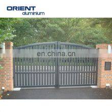 New Style Simple Design House Decorative Safety Aluminum Garden Swing Main Gate thumbnail-5