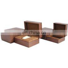 Customised Personalised Luxury Leather Gift Box Packaging Small 13x11.5x7.5cm Large 17x13x8.5cm