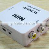 AV2HDMI MINI HDMI to CVBS/L+R Audio Converter Adapter for Wholesale