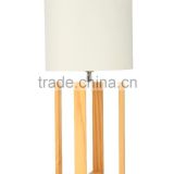 High Quality Decoration Natural Wooden Table Lamp, T/C shade