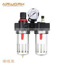 BC2000 Airtac Type Air Treatment Processing Filter Regulator Lubricator Three Unit thumbnail-5