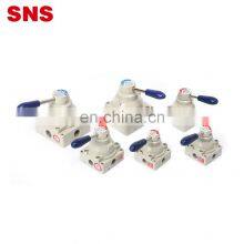 SNS 4HV Series High Quality Pneumatic Hand Switching Control Rotary Valve