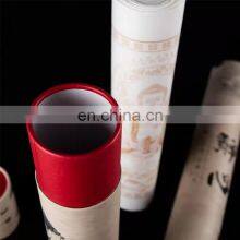 Paper Chinese Art Paper Round Cylinder Packaging Box Poster Tubes Mailing Round Packaging Box thumbnail-2