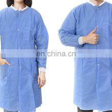 High Quality Disposable Isolation Gown Surgical Gown of Nonwoven Fabric for Surgery thumbnail-3