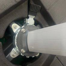 Outdoor Aluminum Waterproof 2.5*2.5m Double Roof Umbrella With Side Stand thumbnail-2