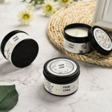 ENO Provides Customized Wholesale Tin Can Aromatherapy Candles 100% Soy Wax With a Variety of Scents to Choose From thumbnail-2