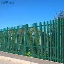 Metal Anti Rust Easily Assembled Wrought Iron Railing Fence Villa Security Galvanized Steel Fence thumbnail-3