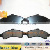 pad kit disc brake D882 brake pads FROM China