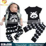 2016 INS Fashion Baby Boy Clothing Set Kids Cotton Suit Set Fox Printed Cute Baby Clothes thumbnail-1