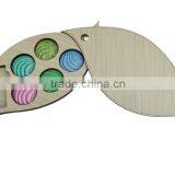 2016 Newest Products!Leaf Shape 5 Mixed-colors Eyeshadow Palette thumbnail-1