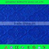 5mm Dark Blue/light Blue/golden/green/gray/bronze Pattern Glass With 3C/CE/ISO Certificate