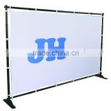 Large Format Telescopic Step & Repeat Backdrop Banner Stand