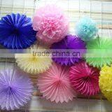 Hot Sale !wholesale Wedding Favors Decorations Tissue Paper Fan thumbnail-2