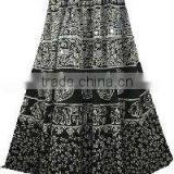 Ethnic Bohemian Motif Prints Wrap Arround Women Long Skirts Wholesale Price From Jaipur India thumbnail-1