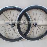 UDELSA Road 60mm Carbon Wheelset With Alloy Braking Surface 25mm Wide thumbnail-1
