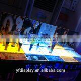 Popular Attractive Hot Sell Clear Acrylic Cosmetics Display Holder With LED Light