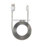 2016 Hot Selling High Quality Aluminum Braided Wire Cable for Iphone 6 6 Plus 6s 6s Plus s7 s7 Edge thumbnail-2