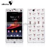 Newly arrival full body cover decorative decal vinyl skin sticker for sony Xperia L36H