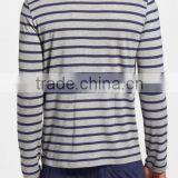 Cheap Winter Stripe Pattern 100%Cotton Men's Nightshirt thumbnail-3