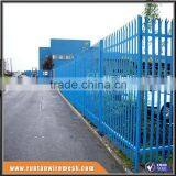 Powder Painted d Section Palisade Fencing