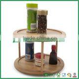 Bamboo 2-Tier Lazy Susan for Kitchenware thumbnail-2