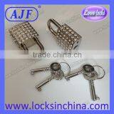 Newest Square Rhinestone Padlock for Necklace thumbnail-2