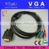 Gold Plated VGA to 3 RCA Cable