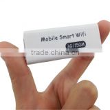 Hot sale smallest 3g wifi router with USB RJ45 for travelers