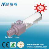 2015 on Sale Plug Led Lighting G24d Plug Led Lights High Lumen 8 Watt Led Plug Lamp Fixture