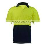 New Men's Safety Tee Work T-Shirt Reflective Yellow Breathable thumbnail-1