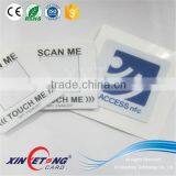 High Quality Nfc Sticker ISO14443A 13.56MHZ Chips Label With Barcode Number